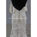 2 In 1 Strapless Backless Vintage Vestido De Noiva off the shoulder wedding dress mermaid with detachable train